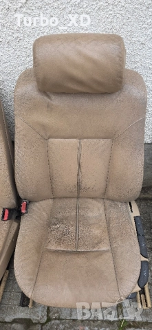 Продавам бежев кожен салон за BMW E39 комби, снимка 5 - Части - 51966204