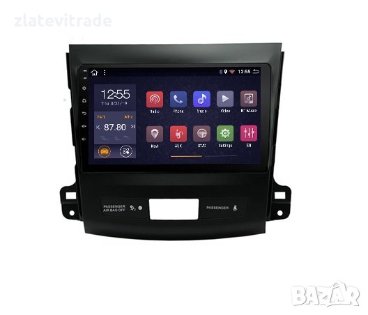 MITSUBISHI OUTLANDER PEUGEOT 4007 CITROEN C-CROSSER 2006-2012 9'' АНДРОИД НАВИГАЦИЯ, 9012К