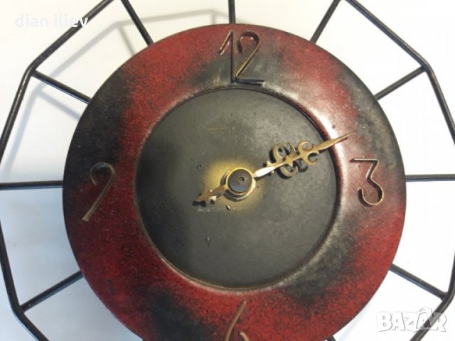 Стар настолен часовник , снимка 3 - Антикварни и старинни предмети - 24860388