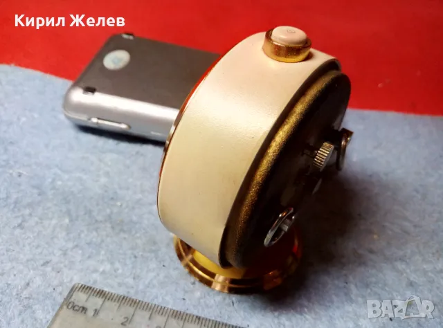 SLAVA 11 JEWELS MADE in USSR Стар КОЛЕКЦИОНЕРСКИ РУСКИ МЕХАНИЧЕН БУДИЛНИК СЛАВА 47764, снимка 12 - Антикварни и старинни предмети - 47656645