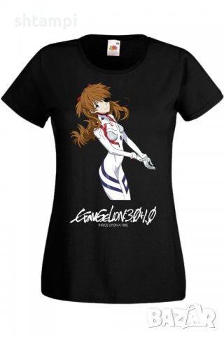 Дамска тениска Аниме Манга Evangelion Asuka Langley Soryu,Анимация,игра,Празник,Повод., снимка 2 - Тениски - 38059286