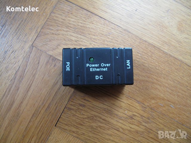Адаптер и захранване по интернет CAT кабел POE 10/100 Mb, снимка 2 - Друга електроника - 27865276