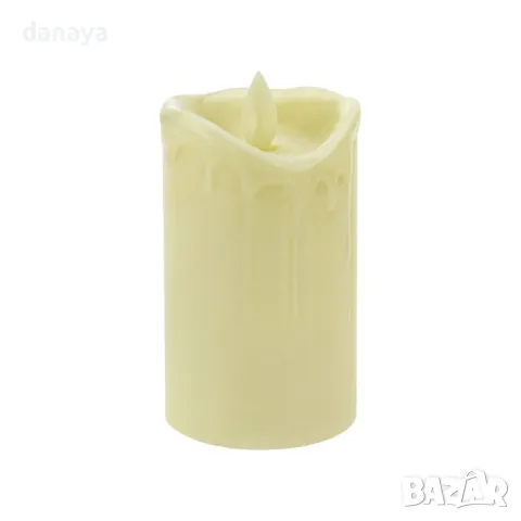 5412 Реалистична електронна свещ с трепкащ пламък, различни размери, снимка 6 - Декорация за дома - 47859271