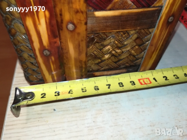 КРАСИВА ПЛЕТЕНА КУТИЯ ОТ ЕДНО ВРЕМЕ 0109252037LCHERY, снимка 17 - Антикварни и старинни предмети - 51570910