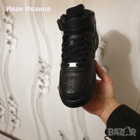 Оригинални кецове / маратонки  NIKE AIR FORCE 1 MID '07  номер 42-42,5, снимка 15 - Кецове - 39711829