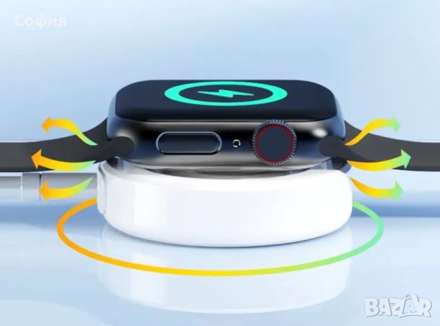 Магнитно зарядно за часовник Apple Watch iWatch Series SE, 8, 7, 6, 5, 4, 3, 2, 1 НОВО!!!, снимка 5 - Друга електроника - 44096363
