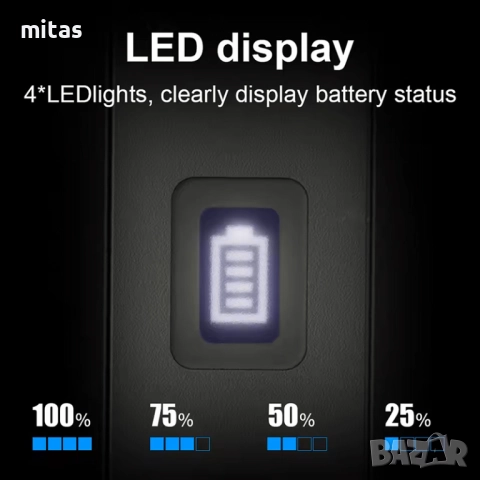 Предна LED светлина за велосипед, USB-TYPE-C, 800LM, 2600mAh, Алуминий, снимка 6 - Аксесоари за велосипеди - 52325690