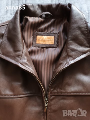 Мъжко яке естествена кожа, ново, L, снимка 4 - Якета - 38087878