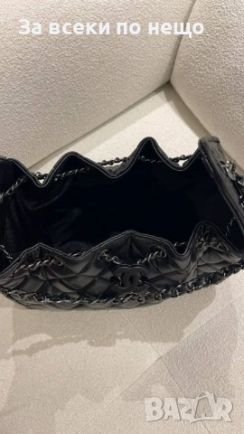 Chanel Дамска Черна Чанта Шанел - Код E715, снимка 10 - Чанти - 51242501