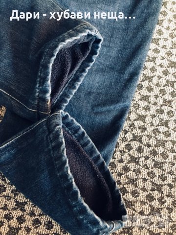 Дебели зимни дънки, с полар🍀❤️Ръст до 170см.❤️🍀, снимка 5 - Дънки - 38371224