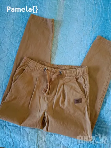 Дънки цвят горчица, снимка 4 - Детски панталони и дънки - 48520935