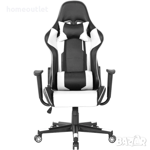 Геймърски стол с поставка за крака – AY-EUDJY-1BAI, снимка 2 - Столове - 52627983