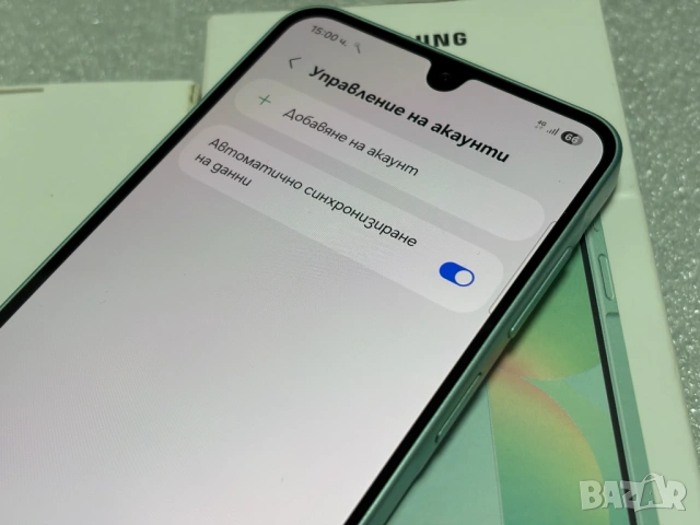 КАТО НОВ! Смартфон Samsung Galaxy A26 5G, 6.7'', 6GB/128GB, Mint, снимка 9 - Samsung - 53595813