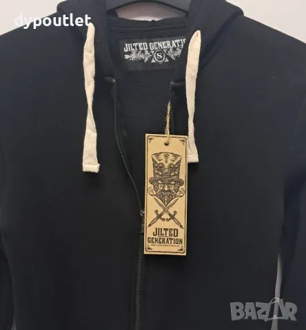 Jilted - Спортен памучен/ватиран/ с качулка суитшърт Generation Skinny, размер - S., снимка 2 - Суичъри - 48505305