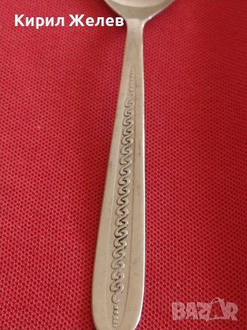 Стара лъжичка за сладолед десерти красива орнаментика с печат OZTEK ROSTFREI 18/10 за КОЛЕКЦИЯ 31647, снимка 2 - Други ценни предмети - 43814525