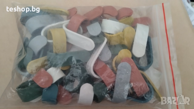 Щипки за покривка многоцветни 39 броя комплект