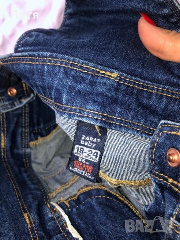 Zara Детски дънков сукман, снимка 3 - Бебешки рокли - 28757398