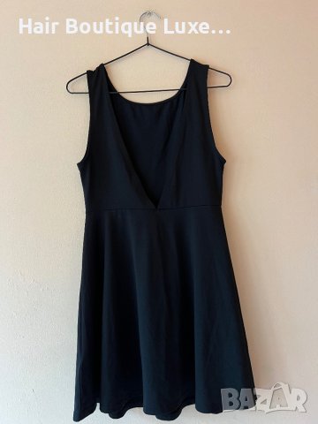 H&M Черна разкроена в талията рокля М размер 🖤 , снимка 6 - Рокли - 44017110
