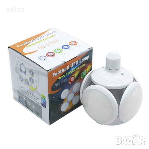 LED лампа футболна топка AC85-265V 40W, снимка 1 - Лед осветление - 27490120