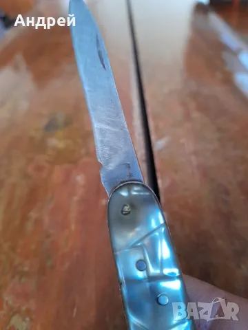 Стар джобен нож,ножче,ножка #84, снимка 5 - Други ценни предмети - 48140463