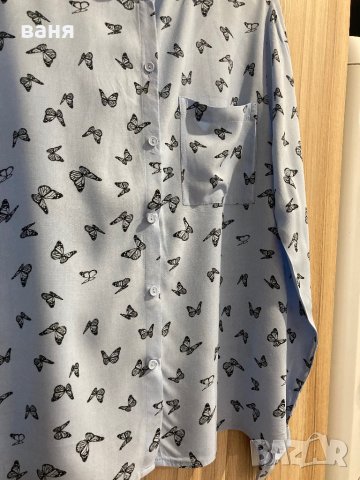 Дамска риза Terranova с пеперуди, снимка 3 - Ризи - 43036885