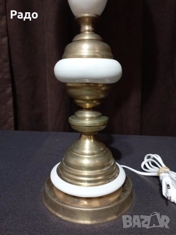 Комплект от две много големи порцеланови лампи - лампа, снимка 3 - Антикварни и старинни предмети - 52511839