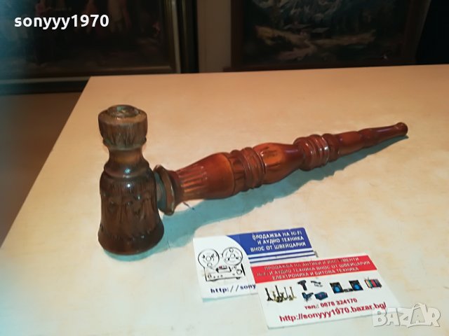 голяма лула 36х11см 2906212128, снимка 3 - Антикварни и старинни предмети - 33372009