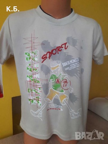 Спортна блузка за момче р-р 110/116, снимка 1 - Детски тениски и потници - 33330830