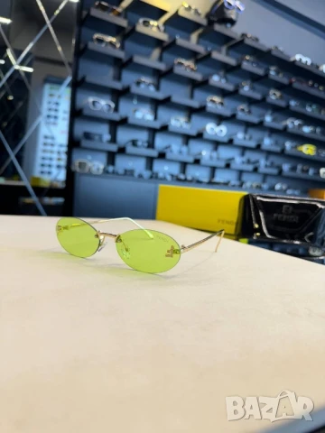 очила с черен обикновен калъф и ув защита prada fendi , снимка 3 - Слънчеви и диоптрични очила - 50999523