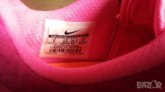 NIKE 653543-601 Avalynė Размер EUR 36.5 / UK 3.5 дамски детски маратонки 197-13-S, снимка 17 - Маратонки - 43121217