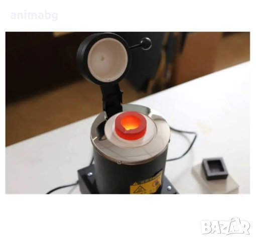 ANIMABG Пещ за топене на метал с екран с LED дисплей, 3кг Инструмент за производство на бижута, снимка 8 - Друга електроника - 43839978