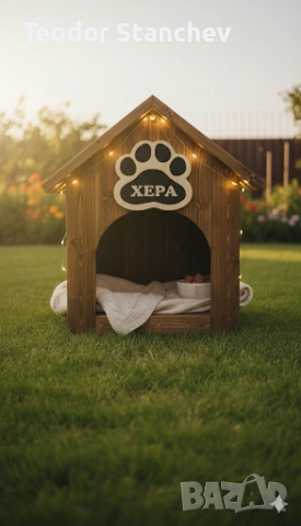 Персонализирана дървена табела "Лапа", снимка 3 - Декорация за дома - 53446827