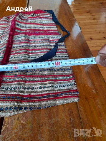 Стара сърмена престилка за Народна Носия Сая, снимка 7 - Антикварни и старинни предмети - 51882445