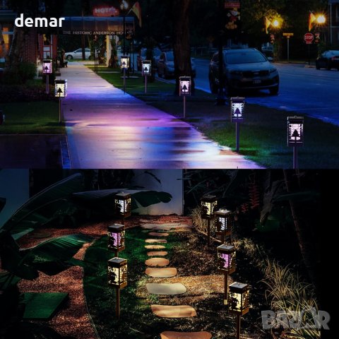 Соларна градинска лампа LMJ-103, снимка 3 - Соларни лампи - 43048376