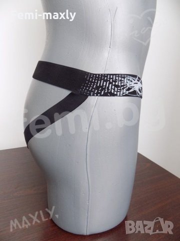 Уникален супер секси F99-27 Мъжки Джок /стринг, прашка/ широк ластик черен, снимка 3 - Бельо - 32615198