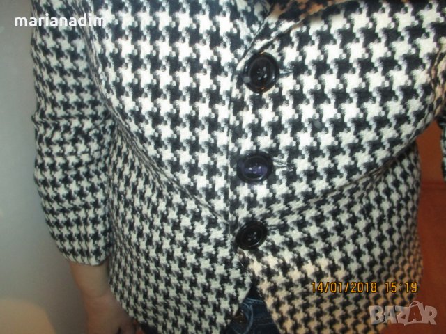 Сако в черно и бяло, снимка 3 - Сака - 27224195