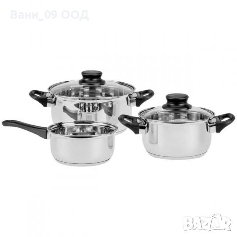 Сет тенджери от неръждаема стомана, снимка 2 - Съдове за готвене - 39533796