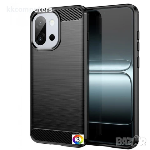 OnePlus 13s 5G / OnePlus 13T 5G Удароустойчив Carbon Fiber Калъф и Протектор