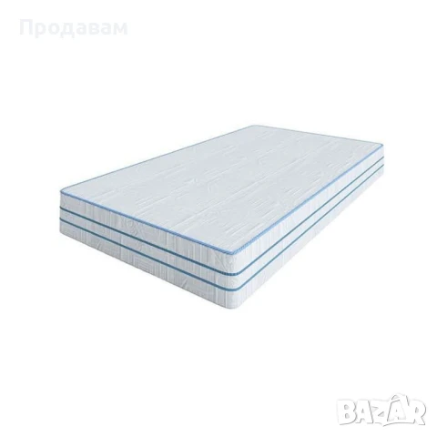 Еднолицев матрак Силвър 7 зони 22см - Блян - 114/190 Ядро от BodyCare пяна 7 зони на комфорт Дамаска, снимка 5 - Матраци - 51356287