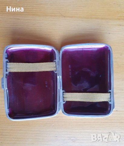 Сребърна Английска Табакера , снимка 3 - Табакери - 39145569