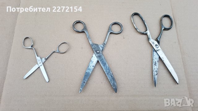 Ножица ножици 3 бр, снимка 3 - Антикварни и старинни предмети - 43575810
