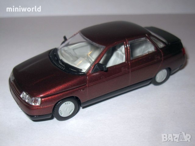 ВАЗ 2110 Lada 1995 - мащаб 1:43 на Агат Made in USSR моделът е нов в кутия, снимка 2 - Колекции - 32875439