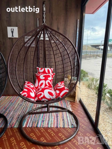 люлка- градинска люлка тип яйце, гнездо, висяща, снимка 7 - Градински мебели, декорация  - 52235455