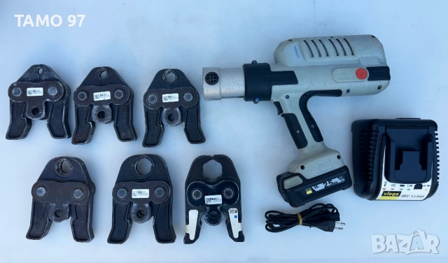 Viega Pressgun 5 - Акумулаторна преса за пресфитинги 12-15-18-22-28-35, снимка 3 - Други инструменти - 52818655