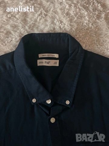 ✨ Мъжка риза F and F 2XL 100 процента памук ✨