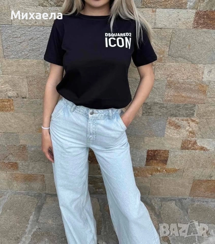 Дамски памучни тениски - 27 лв., снимка 17 - Тениски - 52656308