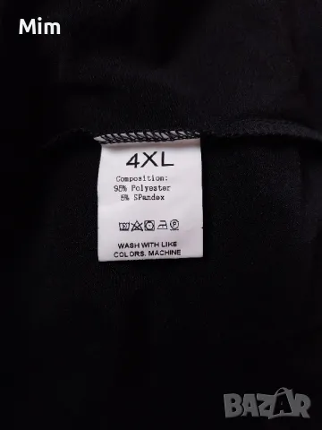 4XL Черна рокля/ нощница /за едра дама , снимка 10 - Рокли - 50307629