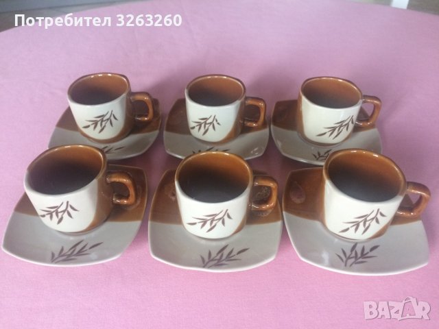 Ретро порцеланови чаши за късо кафе , снимка 4 - Чаши - 40294308