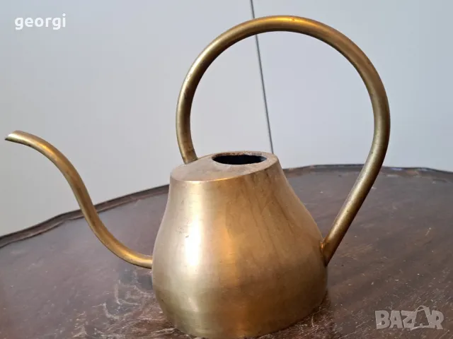 месингова мини лейка    17/3, снимка 3 - Антикварни и старинни предмети - 48995715