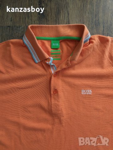 Hugo Boss Green Label Paddy Grey Polo Shirt - страхотна мъжка тениска , снимка 4 - Тениски - 33569055